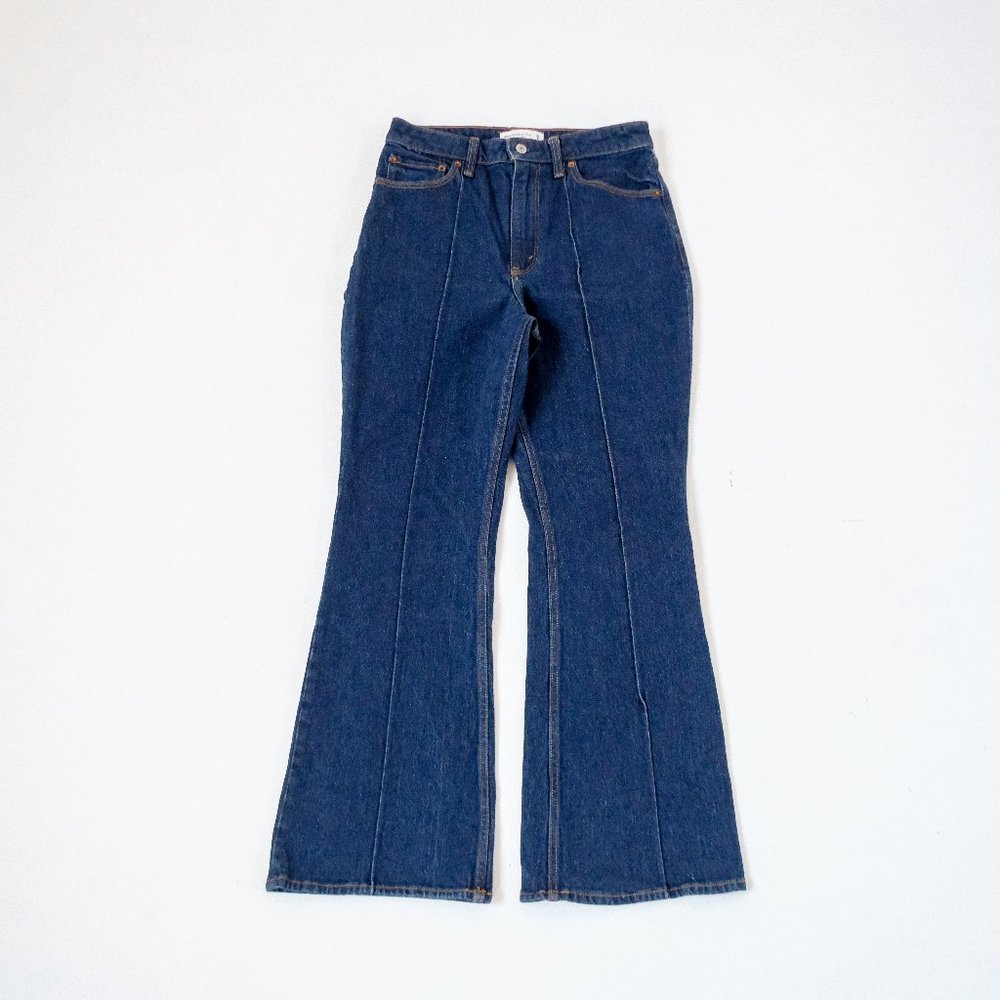 Abercrombie A&F Vintage Stretch Denim  High Rise Vintage Flare Jean Size 6